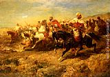 Arabian Horseman by Adolf Schreyer